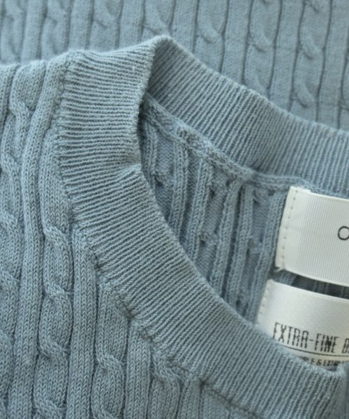 OPAQUE.CLIP（オペークドットクリップ）ニット・セーター 青 サイズ:36(S位) レディース/2200618973019