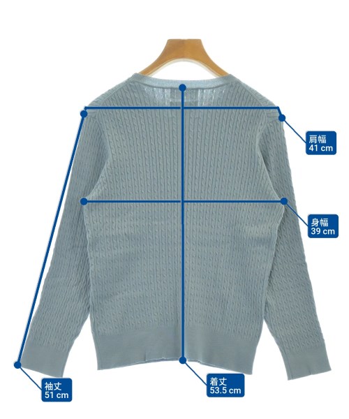 OPAQUE.CLIP（オペークドットクリップ）ニット・セーター 青 サイズ:36(S位) レディース/2200618973019