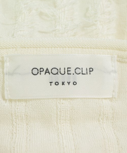 OPAQUE.CLIP（オペークドットクリップ）Tシャツ・カットソー 白 サイズ:38(M位) レディース/2200610193026