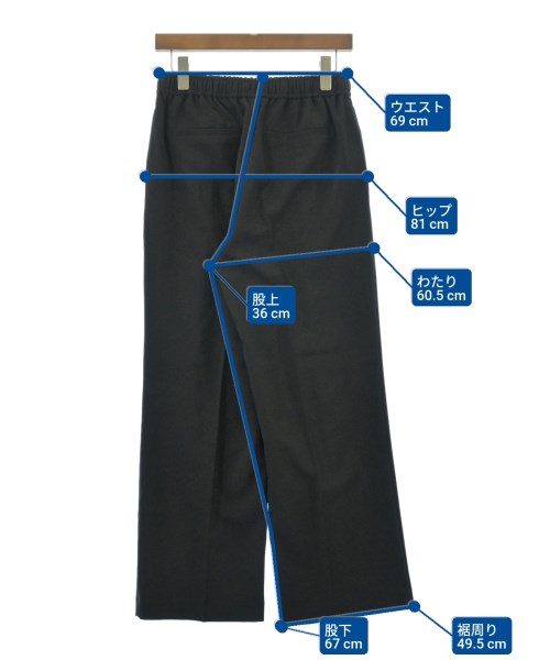 OPAQUE.CLIP（オペークドットクリップ）スラックス 黒 サイズ:38(M位) レディース/2200610193064