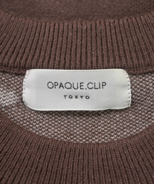 OPAQUE.CLIP（オペークドットクリップ）ニット・セーター 茶 サイズ:F レディース/2200620992275