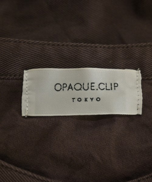 OPAQUE.CLIP（オペークドットクリップ）カジュアルシャツ 茶 サイズ:M レディース/2200626100032