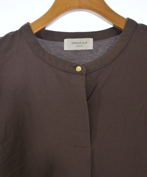 OPAQUE.CLIP（オペークドットクリップ）カジュアルシャツ 茶 サイズ:M レディース/2200626100032