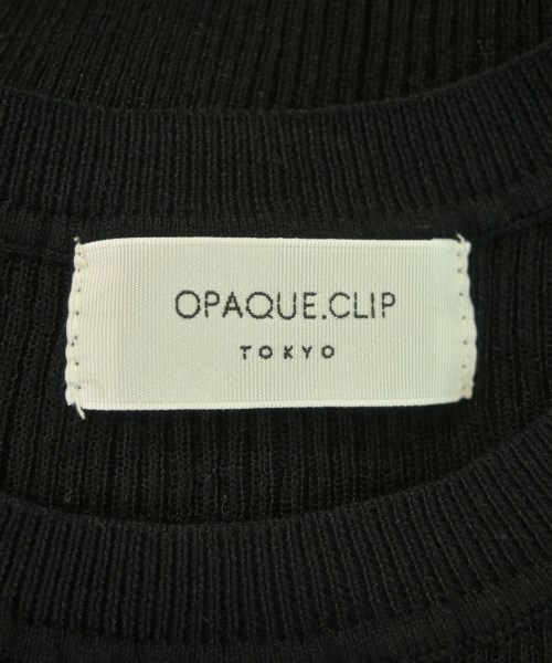 OPAQUE.CLIP（オペークドットクリップ）ニット・セーター 黒 サイズ:38(M位) レディース/2200624781103