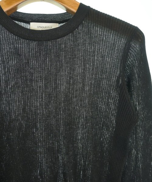 OPAQUE.CLIP（オペークドットクリップ）ニット・セーター 黒 サイズ:38(M位) レディース/2200624781103