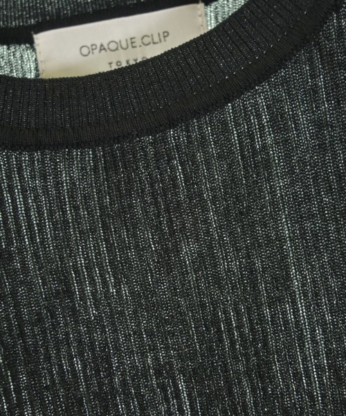 OPAQUE.CLIP（オペークドットクリップ）ニット・セーター 黒 サイズ:38(M位) レディース/2200624781103