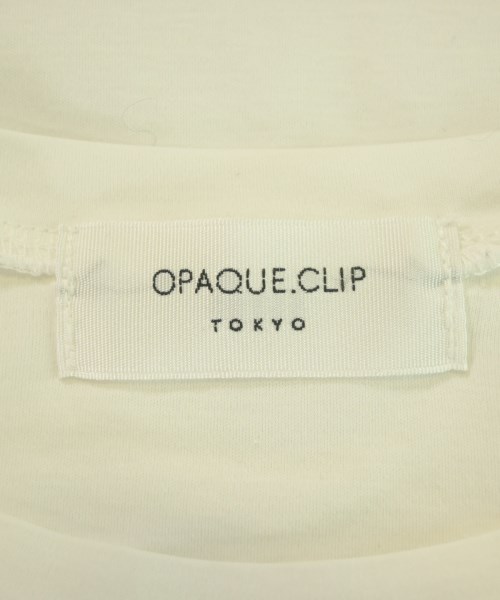 OPAQUE.CLIP（オペークドットクリップ）Tシャツ・カットソー 白 サイズ:38(M位) レディース/2200624781141
