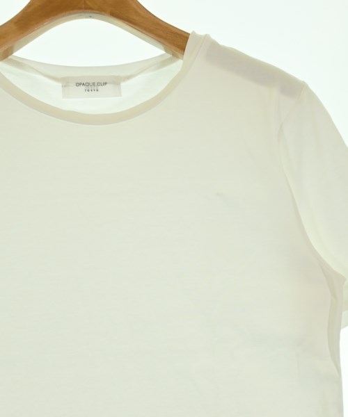 OPAQUE.CLIP（オペークドットクリップ）Tシャツ・カットソー 白 サイズ:38(M位) レディース/2200624781141