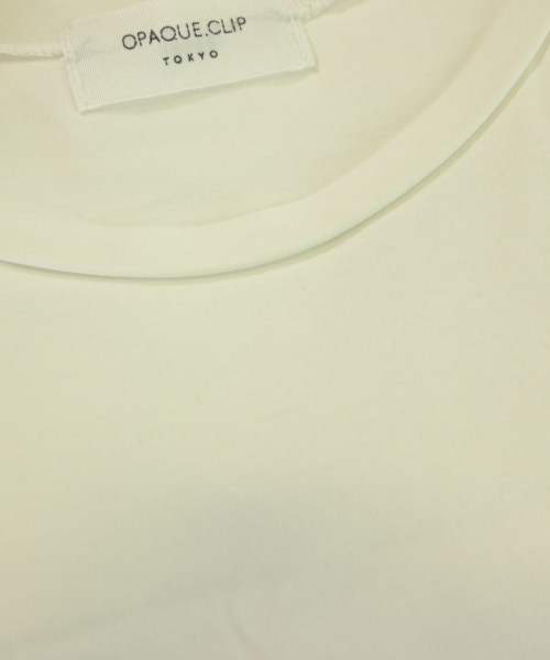 OPAQUE.CLIP（オペークドットクリップ）Tシャツ・カットソー 白 サイズ:38(M位) レディース/2200624781141
