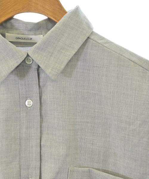 OPAQUE.CLIP（オペークドットクリップ）シャツワンピース グレー サイズ:36(S位) レディース/2200626985028