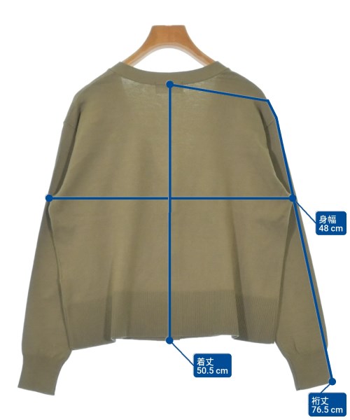 OPAQUE.CLIP（オペークドットクリップ）カーディガン カーキ サイズ:36(S位) レディース/2200627705045