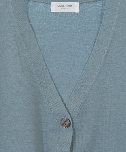 OPAQUE.CLIP（オペークドットクリップ）カーディガン 青 サイズ:38(M位) レディース/2200627705083