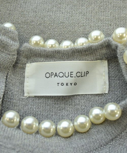OPAQUE.CLIP（オペークドットクリップ）ニット・セーター グレー サイズ:38(M位) レディース/2200629383012