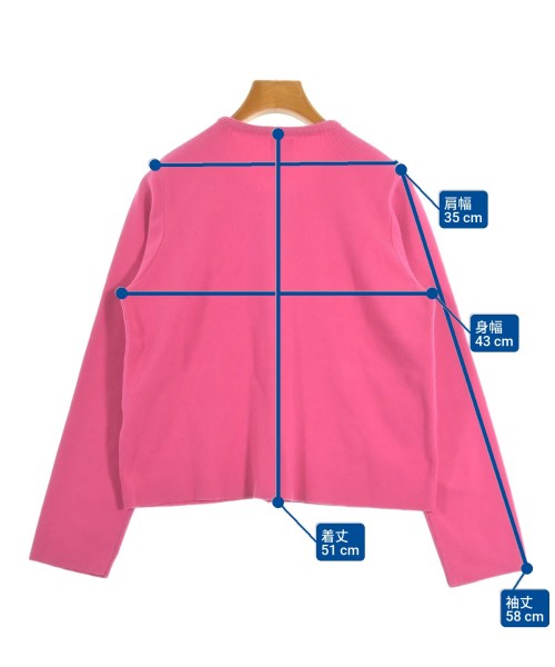 OPAQUE.CLIP（オペークドットクリップ）カーディガン ピンク サイズ:36(S位) レディース/2200641157066