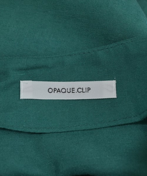 OPAQUE.CLIP（オペークドットクリップ）カジュアルシャツ 緑 サイズ:L レディース/2200631417378