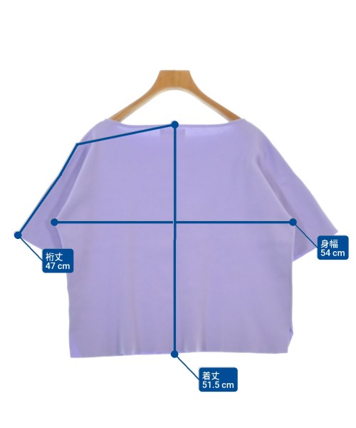 OPAQUE.CLIP（オペークドットクリップ）ニット・セーター 紫 サイズ:38(M位) レディース/2200628476050