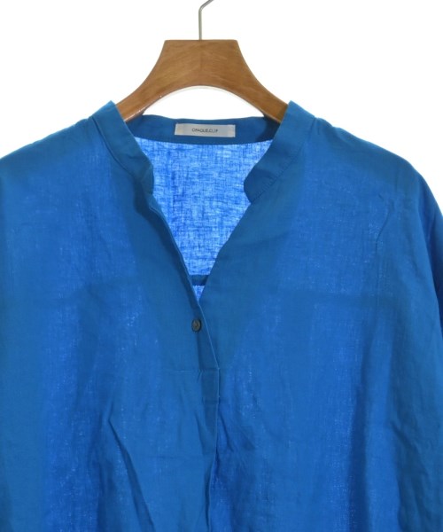 OPAQUE.CLIP（オペークドットクリップ）ブラウス 青 サイズ:L レディース/2200613470032