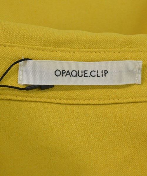 OPAQUE.CLIP（オペークドットクリップ）シャツワンピース 黄 サイズ:36(S位) レディース/2200630695067