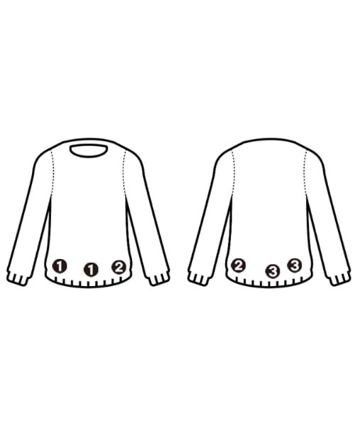 OPAQUE.CLIP（オペークドットクリップ）ニット・セーター 茶 サイズ:36(S位) レディース/2200632771028