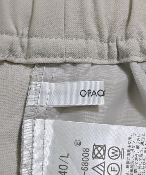 OPAQUE.CLIP（オペークドットクリップ）スラックス ベージュ サイズ:L レディース/2200615615011