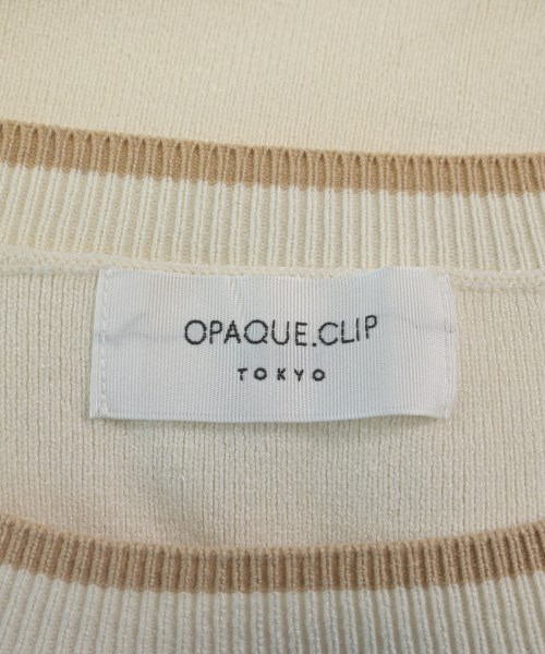 OPAQUE.CLIP（オペークドットクリップ）ニット・セーター ベージュ サイズ:L レディース/2200615615035