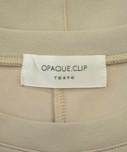 OPAQUE.CLIP（オペークドットクリップ）Tシャツ・カットソー ベージュ サイズ:38(M位) レディース/2200643466067
