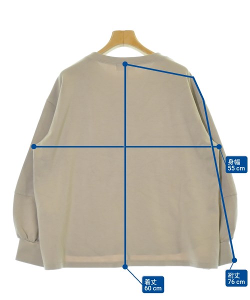 OPAQUE.CLIP（オペークドットクリップ）Tシャツ・カットソー ベージュ サイズ:38(M位) レディース/2200643466067