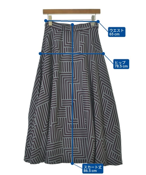 OPAQUE.CLIP（オペークドットクリップ）ロング・マキシ丈スカート 紫 サイズ:38(M位) レディース/2200644417075