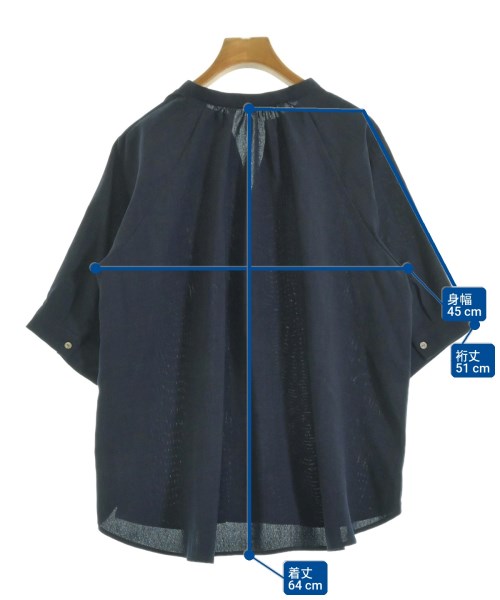 OPAQUE.CLIP（オペークドットクリップ）ブラウス 紺 サイズ:38(M位) レディース/2200612859081