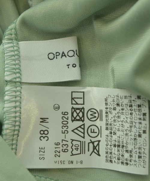 OPAQUE.CLIP（オペークドットクリップ）ワンピース 緑 サイズ:M レディース/2200622558042