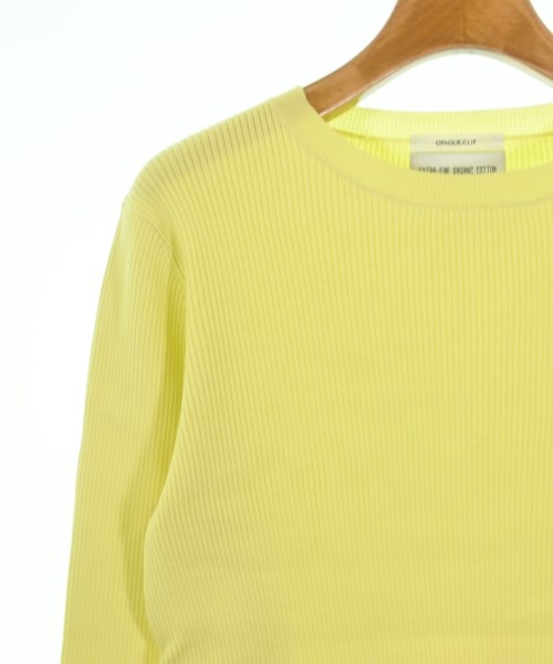 OPAQUE.CLIP（オペークドットクリップ）ニット・セーター 黄 サイズ:40/L レディース/2200609353103