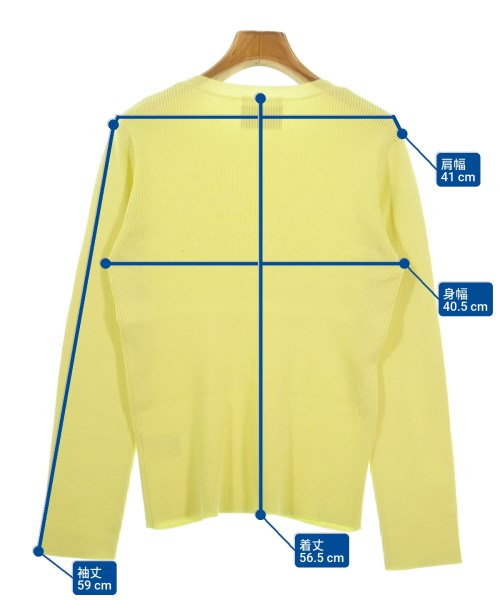 OPAQUE.CLIP（オペークドットクリップ）ニット・セーター 黄 サイズ:40/L レディース/2200609353103