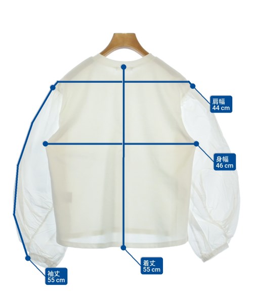 OPAQUE.CLIP（オペークドットクリップ）Tシャツ・カットソー 白 サイズ:38(M位) レディース/2200613799300