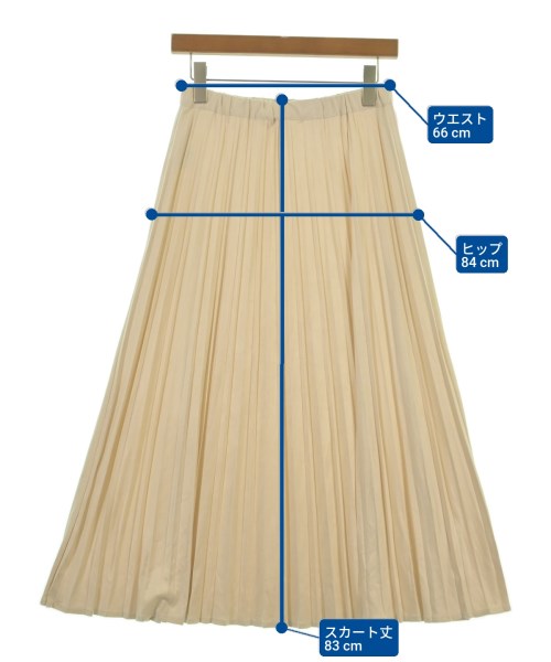 OPAQUE.CLIP（オペークドットクリップ）ロング・マキシ丈スカート 白 サイズ:38(M位) レディース/2200614225105