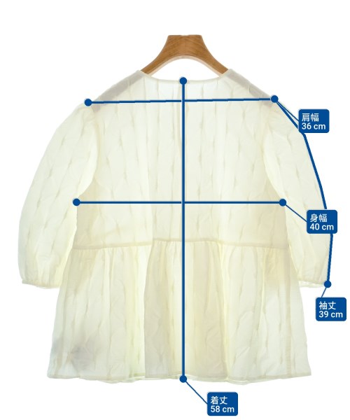 OPAQUE.CLIP（オペークドットクリップ）ブラウス 黄 サイズ:38(M位) レディース/2200614806090