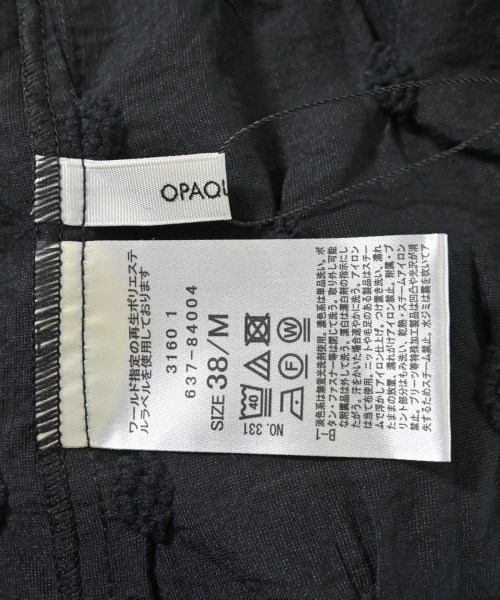 OPAQUE.CLIP（オペークドットクリップ）ブラウス 黒 サイズ:38(M位) レディース/2200614806106