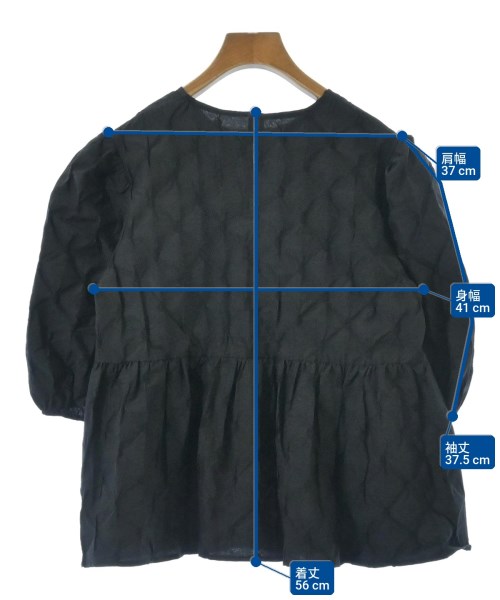 OPAQUE.CLIP（オペークドットクリップ）ブラウス 黒 サイズ:38(M位) レディース/2200614806106