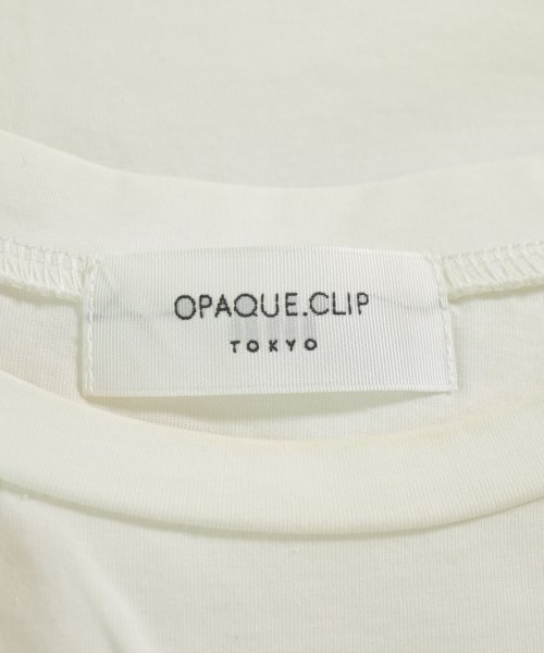OPAQUE.CLIP（オペークドットクリップ）Tシャツ・カットソー 白 サイズ:38(M位) レディース/2200615178042