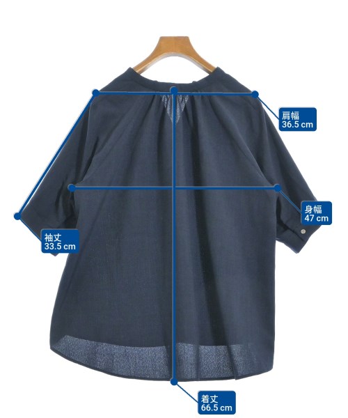 OPAQUE.CLIP（オペークドットクリップ）ブラウス 紺 サイズ:38(M位) レディース/2200616881033