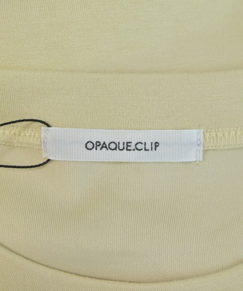 OPAQUE.CLIP（オペークドットクリップ）Tシャツ・カットソー 黄 サイズ:L レディース/2200615519043