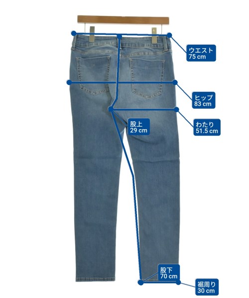 OPAQUE.CLIP（オペークドットクリップ）デニムパンツ 青 サイズ:42(XL位) レディース/2200615519067