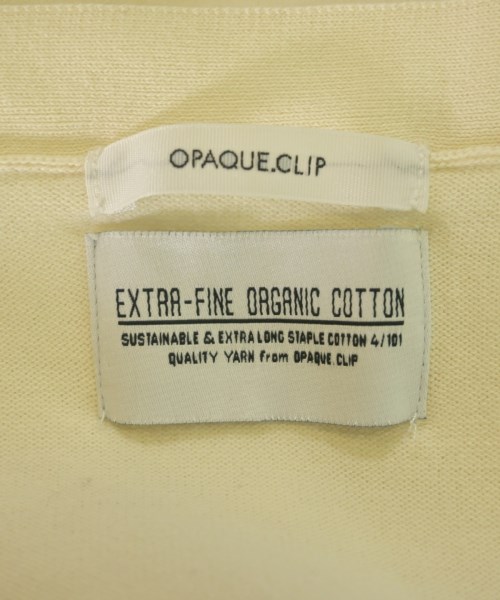 OPAQUE.CLIP（オペークドットクリップ）ニット・セーター 黄 サイズ:L レディース/2200626326036