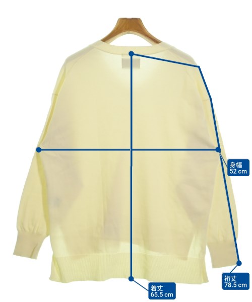 OPAQUE.CLIP（オペークドットクリップ）ニット・セーター 黄 サイズ:L レディース/2200626326036