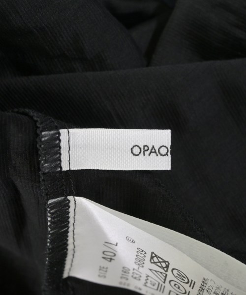 OPAQUE.CLIP（オペークドットクリップ）ブラウス 黒 サイズ:40(M位) レディース/2200614976175