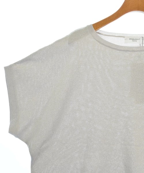 OPAQUE.CLIP（オペークドットクリップ）ニット・セーター シルバー サイズ:40/L レディース/2200631974055