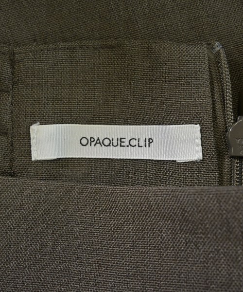 OPAQUE.CLIP（オペークドットクリップ）ロング・マキシ丈スカート カーキ サイズ:36(S位) レディース/2200619570019