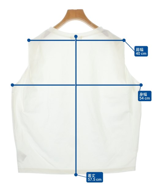 OPAQUE.CLIP（オペークドットクリップ）ノースリーブ 白 サイズ:38(M位) レディース/2200618673285