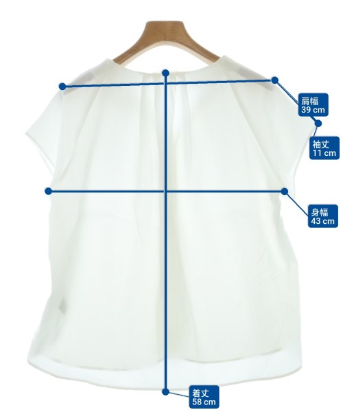 OPAQUE.CLIP（オペークドットクリップ）カジュアルシャツ 白 サイズ:L レディース/2200617155089