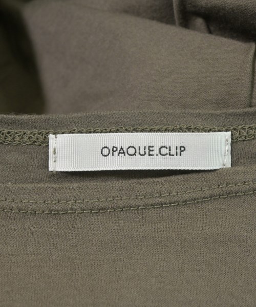 OPAQUE.CLIP（オペークドットクリップ）Tシャツ・カットソー カーキ サイズ:L レディース/2200630653036