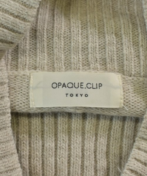 OPAQUE.CLIP（オペークドットクリップ）ニット・セーター ベージュ サイズ:M レディース/2200605997066